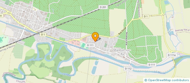 localisation de l'entreprise MONSIEUR FABRICE PAUVELE  AY-CHAMPAGNE