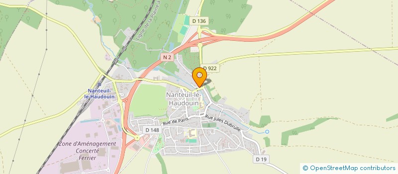 localisation de l'entreprise MONSIEUR FABRICE PAYET  ORMOY-VILLERS