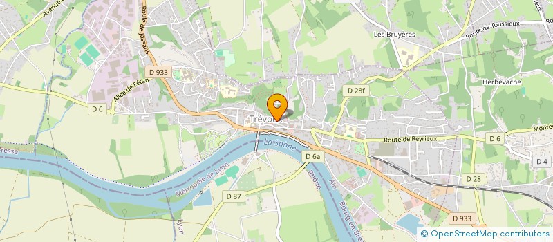 localisation de l'entreprise MONSIEUR FABRICE PAYET à TREVOUX