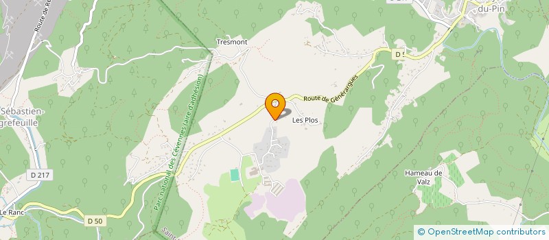 localisation de l'entreprise MONSIEUR FABRICE PEDACCINI à ANDUZE