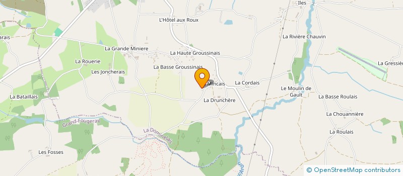 localisation de l'entreprise MONSIEUR FABRICE PEIGNE à LA DOMINELAIS