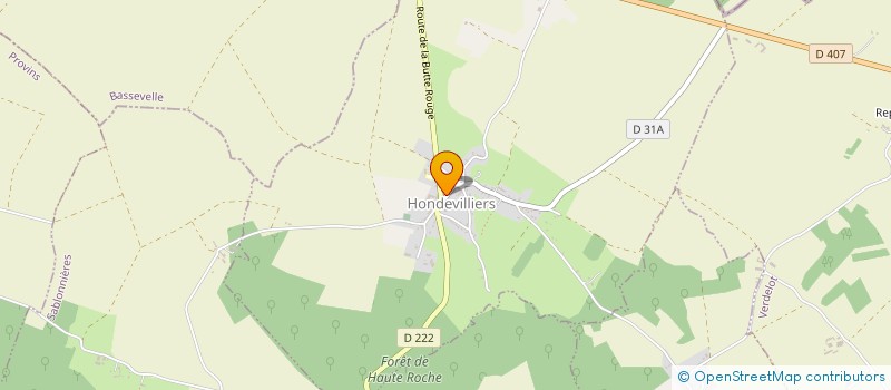 localisation de l'entreprise MONSIEUR FABRICE PENY  HONDEVILLIERS