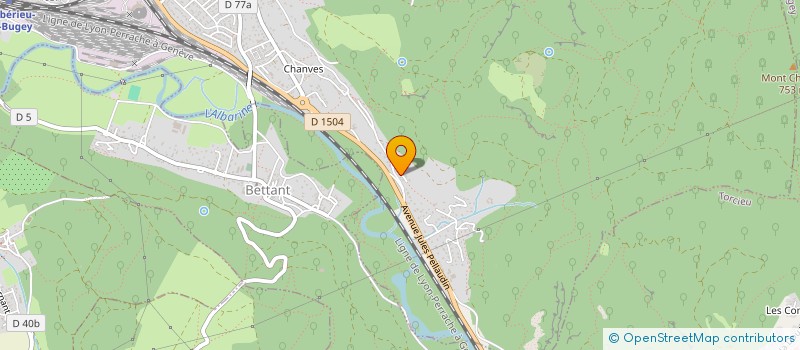 localisation de l'entreprise MONSIEUR FABRICE PEREYRON  AMBERIEU-EN-BUGEY