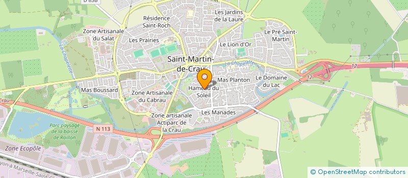 localisation de l'entreprise MONSIEUR FABRICE PEREZ à SAINT-MARTIN-DE-CRAU