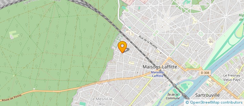 localisation de l'entreprise MONSIEUR FABRICE PERINA  MAISONS-LAFFITTE