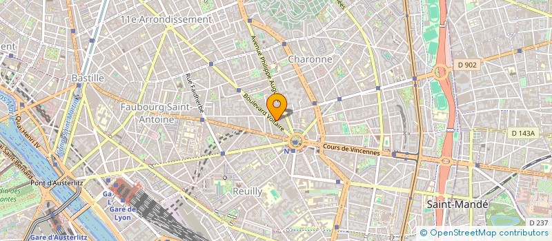 localisation de l'entreprise MONSIEUR FABRICE PERONNY  PARIS