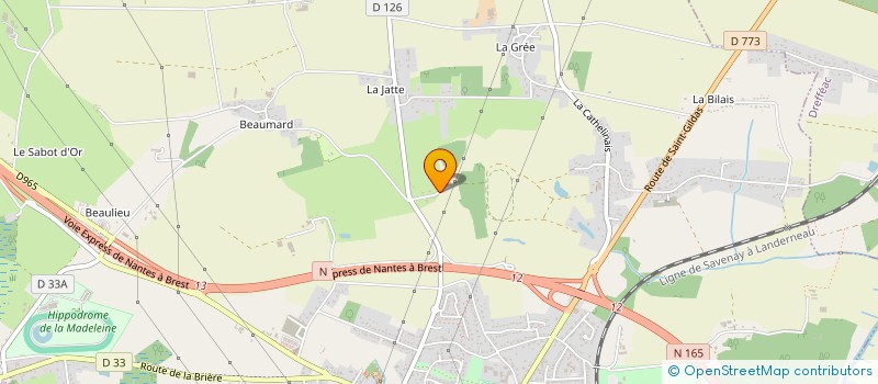 localisation de l'entreprise MONSIEUR FABRICE PERRAIS  PONTCHATEAU