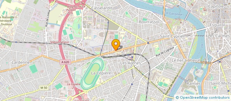 localisation de l'entreprise MONSIEUR FABRICE PERRIN  TOULOUSE