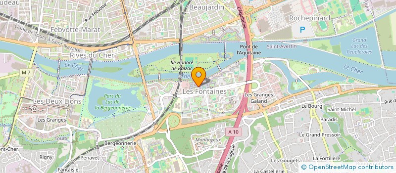 localisation de l'entreprise MONSIEUR FABRICE PERRIN  TOURS