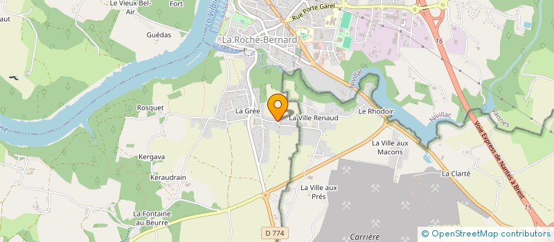 localisation de l'entreprise MONSIEUR FABRICE PERROCHEAU  FEREL