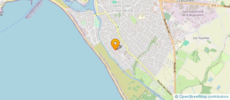 localisation de l'entreprise MONSIEUR FABRICE PERROT  SAINT-GILLES-CROIX-DE-VIE
