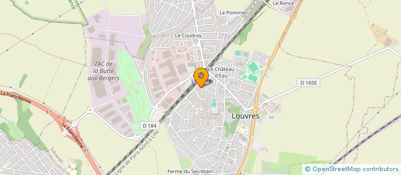 localisation de l'entreprise MONSIEUR FABRICE PERUGIEN  LOUVRES