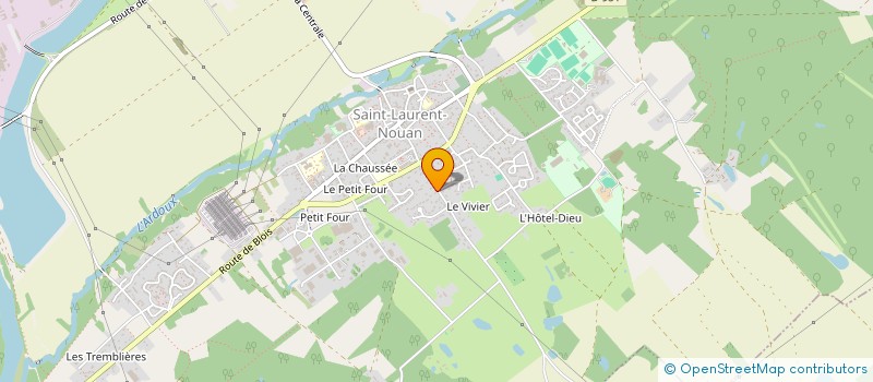 localisation de l'entreprise MONSIEUR FABRICE PERVAL  SAINT-LAURENT-NOUAN