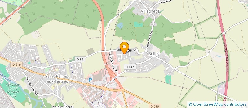 localisation de l'entreprise MONSIEUR FABRICE PETIT  VILLECHETIF