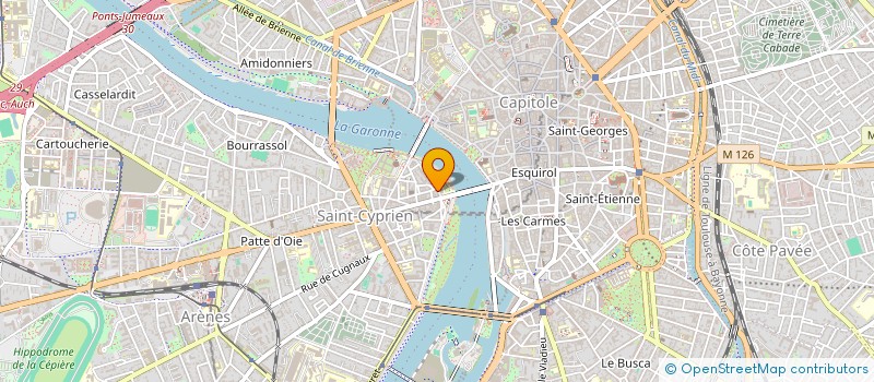 localisation de l'entreprise MONSIEUR FABRICE PETREQUIN  TOULOUSE