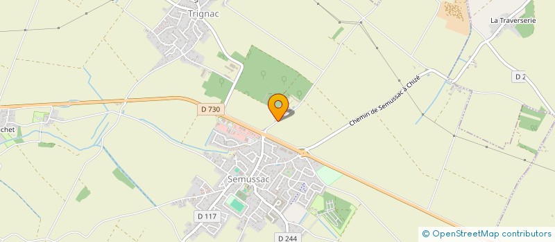 localisation de l'entreprise MONSIEUR FABRICE PEYRARD  SEMUSSAC