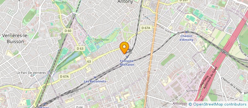 localisation de l'entreprise MONSIEUR FABRICE PEYTOUT  ANTONY