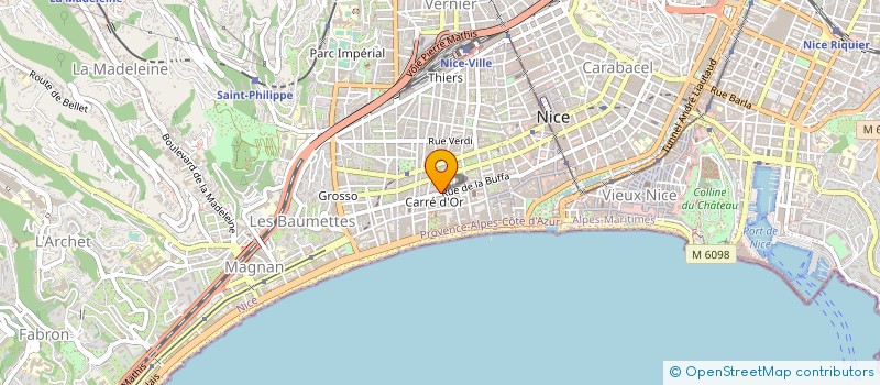 localisation de l'entreprise MONSIEUR FABRICE PHILIPPE à NICE