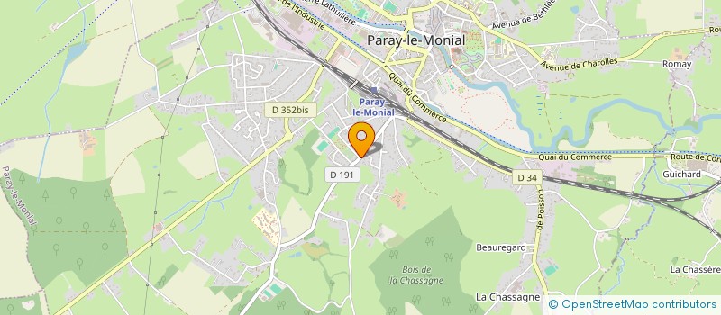 localisation de l'entreprise MONSIEUR FABRICE PICHARD  PARAY-LE-MONIAL