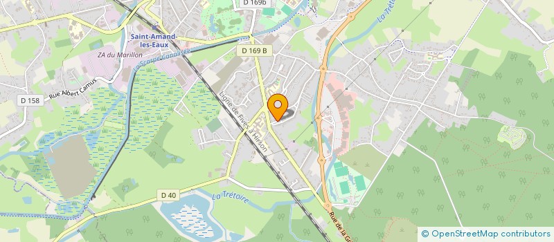 localisation de l'entreprise MONSIEUR FABRICE PICQUET  SAINT-AMAND-LES-EAUX