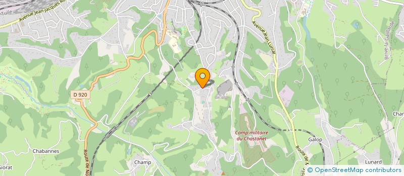 localisation de l'entreprise MONSIEUR FABRICE PIERRE  BRIVE-LA-GAILLARDE