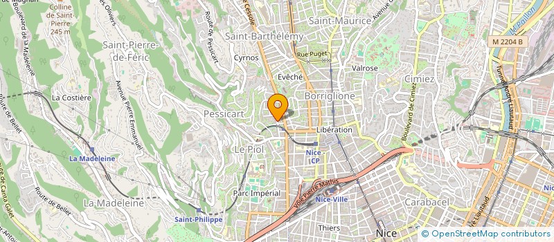 localisation de l'entreprise MONSIEUR FABRICE PIERRE JEAN RIGANTI à NICE