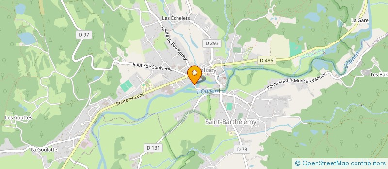 localisation de l'entreprise MONSIEUR FABRICE PIGUET  MELISEY