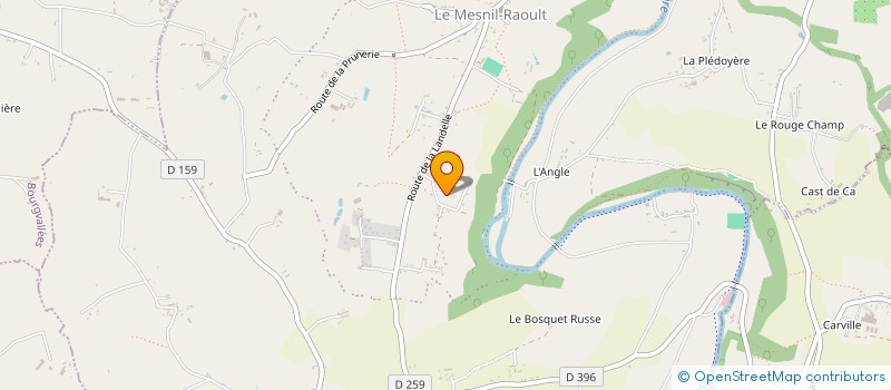 localisation de l'entreprise MONSIEUR FABRICE PIQUET  BEAUCOUDRAY