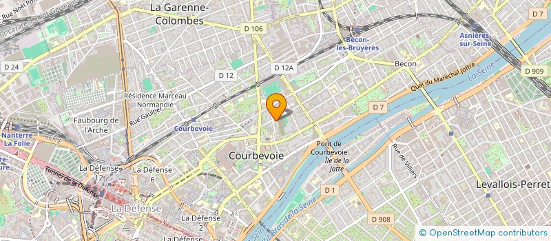 localisation de l'entreprise MONSIEUR FABRICE PIQUIONNE à COURBEVOIE