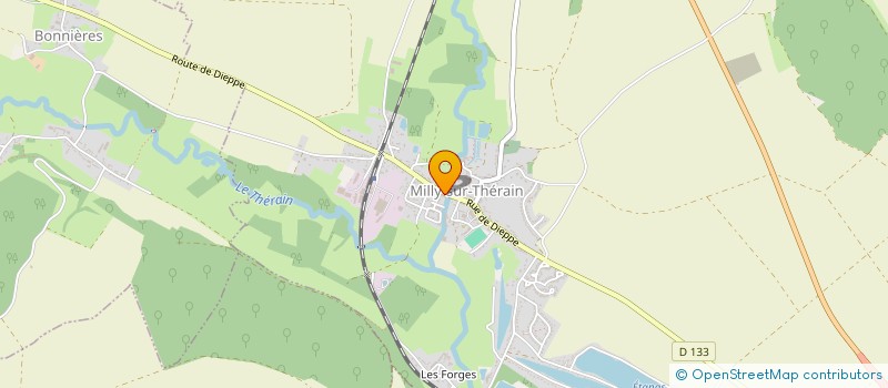 localisation de l'entreprise MONSIEUR FABRICE PITIOT  MILLY-SUR-THERAIN