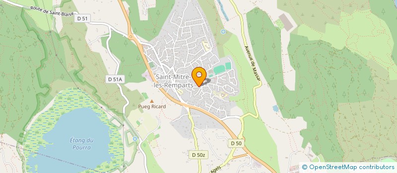 localisation de l'entreprise MONSIEUR FABRICE PITOURAS  SAINT-MITRE-LES-REMPARTS