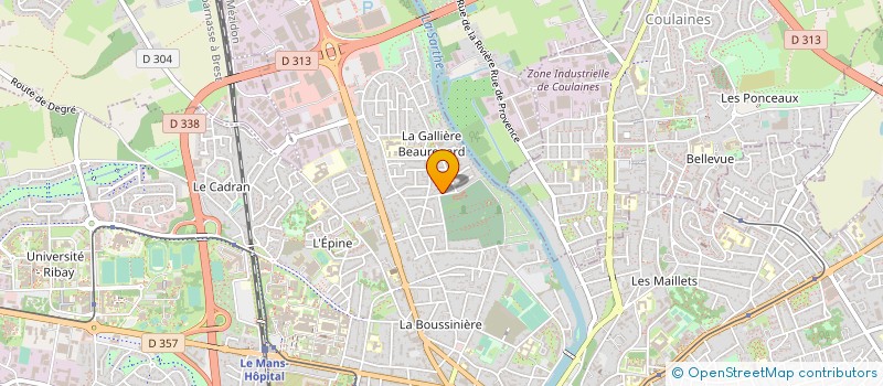 localisation de l'entreprise MONSIEUR FABRICE POGGIANI à LE MANS