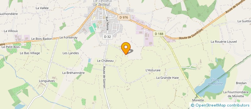 localisation de l'entreprise MONSIEUR FABRICE POIRIER  SAINT-HILAIRE-DU-HARCOUET