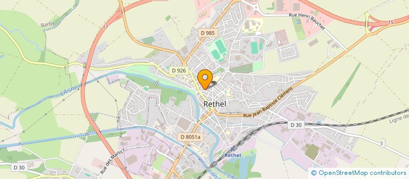 localisation de l'entreprise MONSIEUR FABRICE POLET  RETHEL