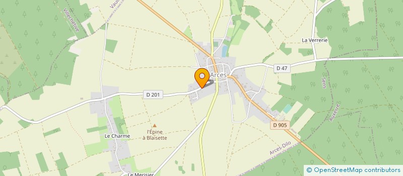 localisation de l'entreprise MONSIEUR FABRICE POLETTE à ARCES-DILO