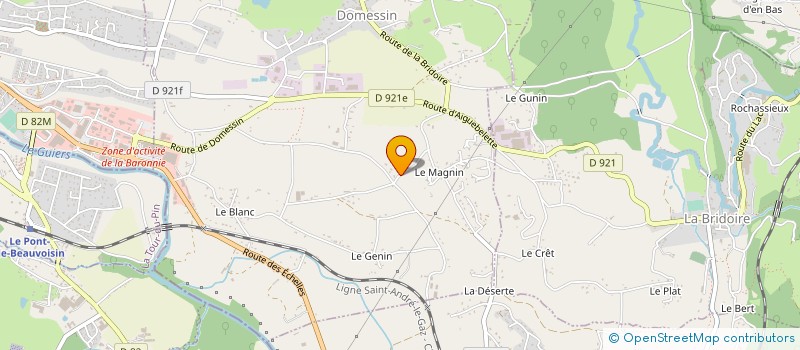 localisation de l'entreprise MONSIEUR FABRICE POMMEL-GENTON  DOMESSIN