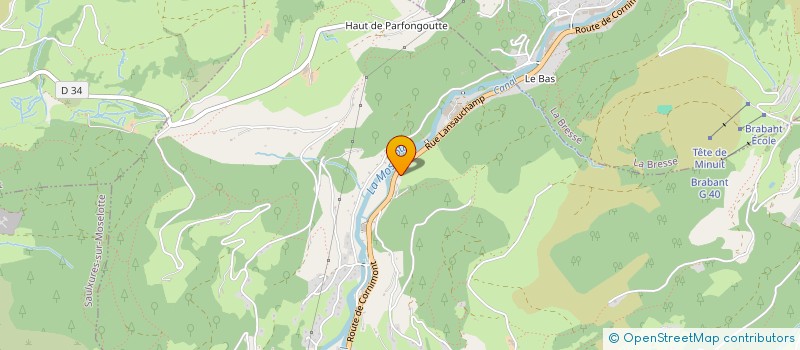 localisation de l'entreprise MONSIEUR FABRICE PONS  CORNIMONT