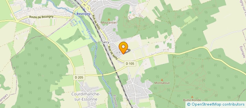 localisation de l'entreprise MONSIEUR FABRICE PONS  BOUTIGNY-SUR-ESSONNE