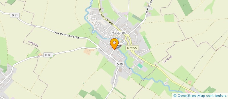 localisation de l'entreprise MONSIEUR FABRICE PONTIER  HASPRES