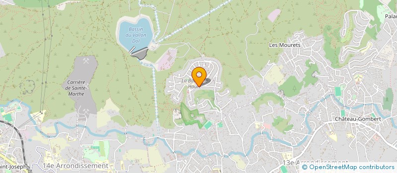 localisation de l'entreprise MONSIEUR FABRICE PORTE  MARSEILLE 13