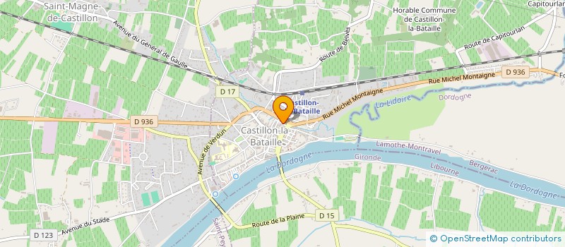 localisation de l'entreprise MONSIEUR FABRICE PORTELA  CASTILLON-LA-BATAILLE