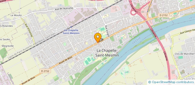 localisation de l'entreprise MONSIEUR FABRICE POUET à LA CHAPELLE-SAINT-MESMIN