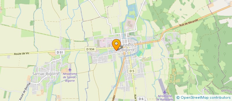 localisation de l'entreprise MONSIEUR FABRICE POUEY  RABASTENS-DE-BIGORRE