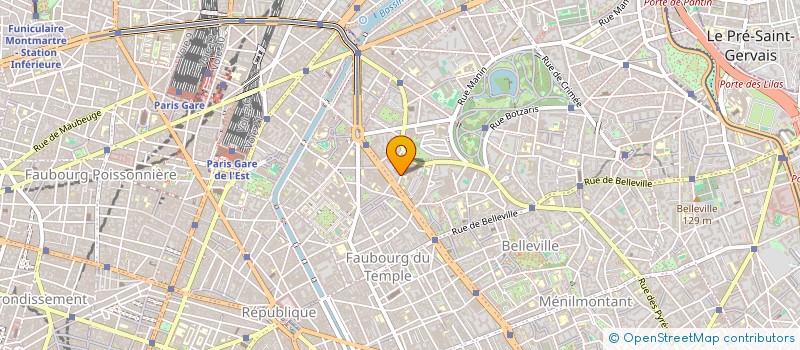 localisation de l'entreprise MONSIEUR FABRICE POULTIER  PARIS