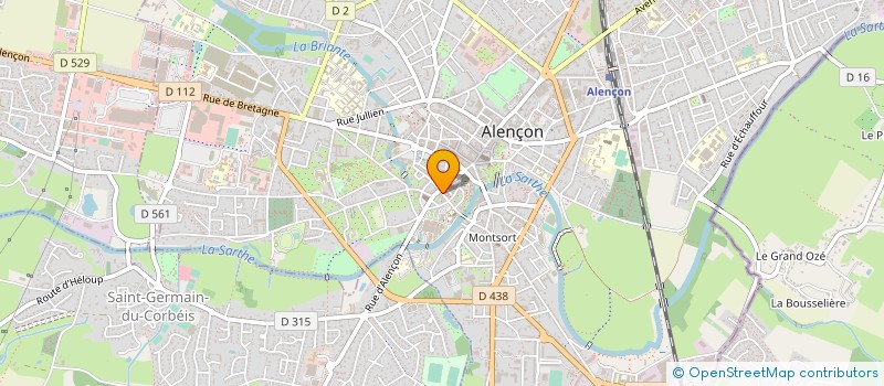 localisation de l'entreprise MONSIEUR FABRICE PREX à ALENCON