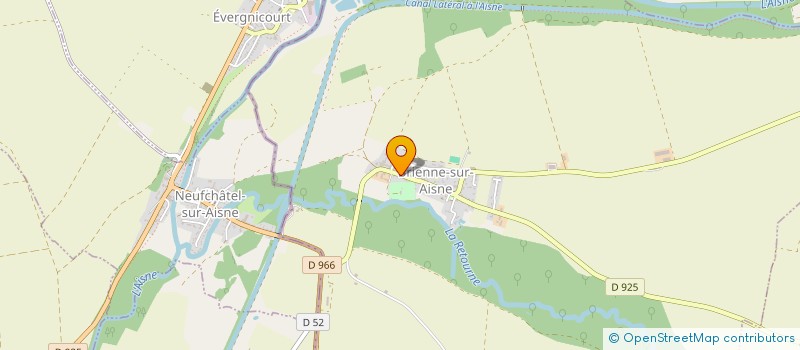 localisation de l'entreprise MONSIEUR FABRICE PRIMAUT  BRIENNE-SUR-AISNE