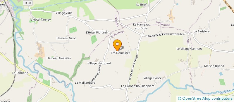 localisation de l'entreprise MONSIEUR FABRICE PRINGAULT  MONTAIGU-LES-BOIS