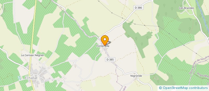 localisation de l'entreprise MONSIEUR FABRICE PRIOLLAUD à SAINT-AMANT-DE-NOUERE