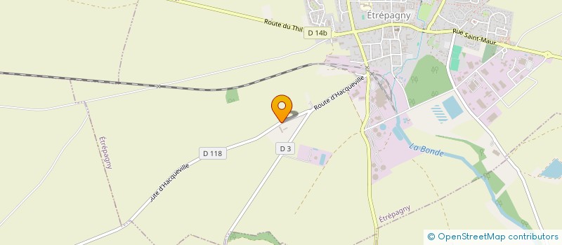 localisation de l'entreprise MONSIEUR FABRICE PRUNIER  ETREPAGNY