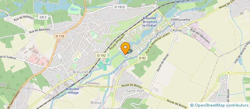 localisation de l'entreprise MONSIEUR FABRICE PRUVOT à BREUILLET